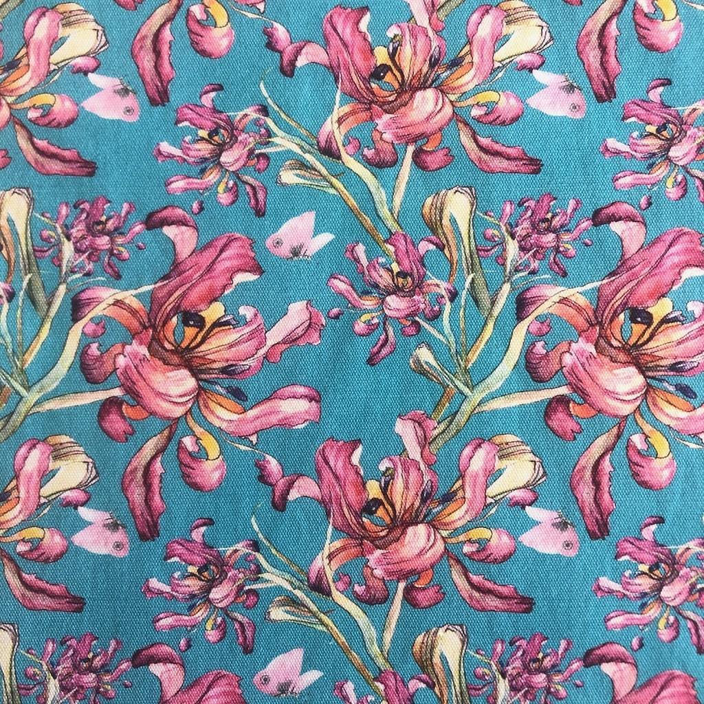 Flower Power Upholstery Fabric , Sofa Cover Fabric Online | Upholstery ...