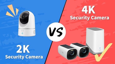 2K vs. 4K Sicherheitskamera