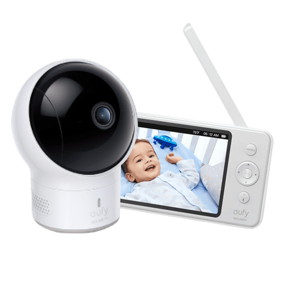 110 x günstig Kaufen-Baby Monitor E110 eine Kamera. Baby Monitor E110 eine Kamera <![CDATA[MEHR SEHEN: Der erweiterte 5-Zoll-Display mit starker 720p-Auflösung ist 10x detailgetreuer und präziser als übliche 240p-Babyphones.   WEITWINKELOBJEKTIV: Keine zusätzlichen Objekt