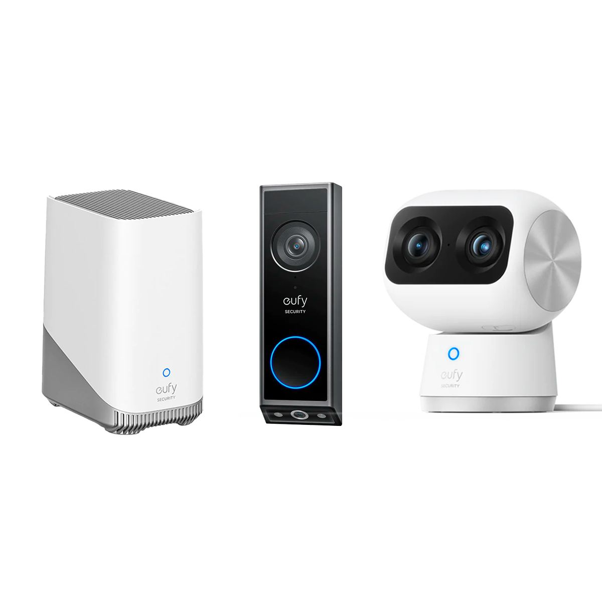 Video Doorbell E340 (Akkubetrieben) + Indoor Cam S350 + Homebase 3