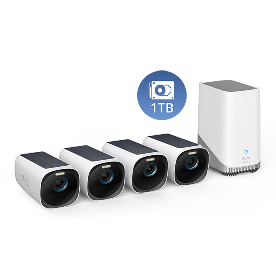 (eufyCam 3) 4-Cam Kit+1TB 