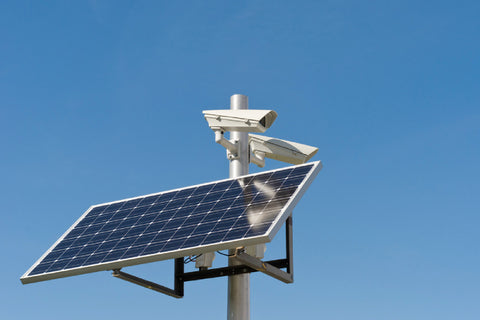 solarbetriebene Sicherheitskameras