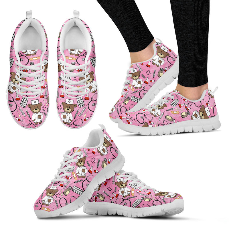 pink and white womens sneakers