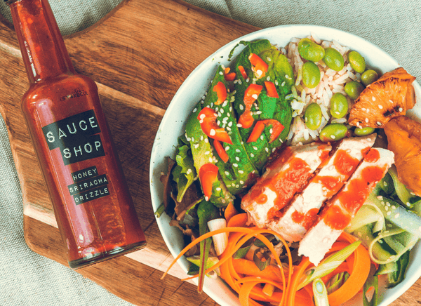 Spice Up Your Salad With Honey Sriracha Drizzle 