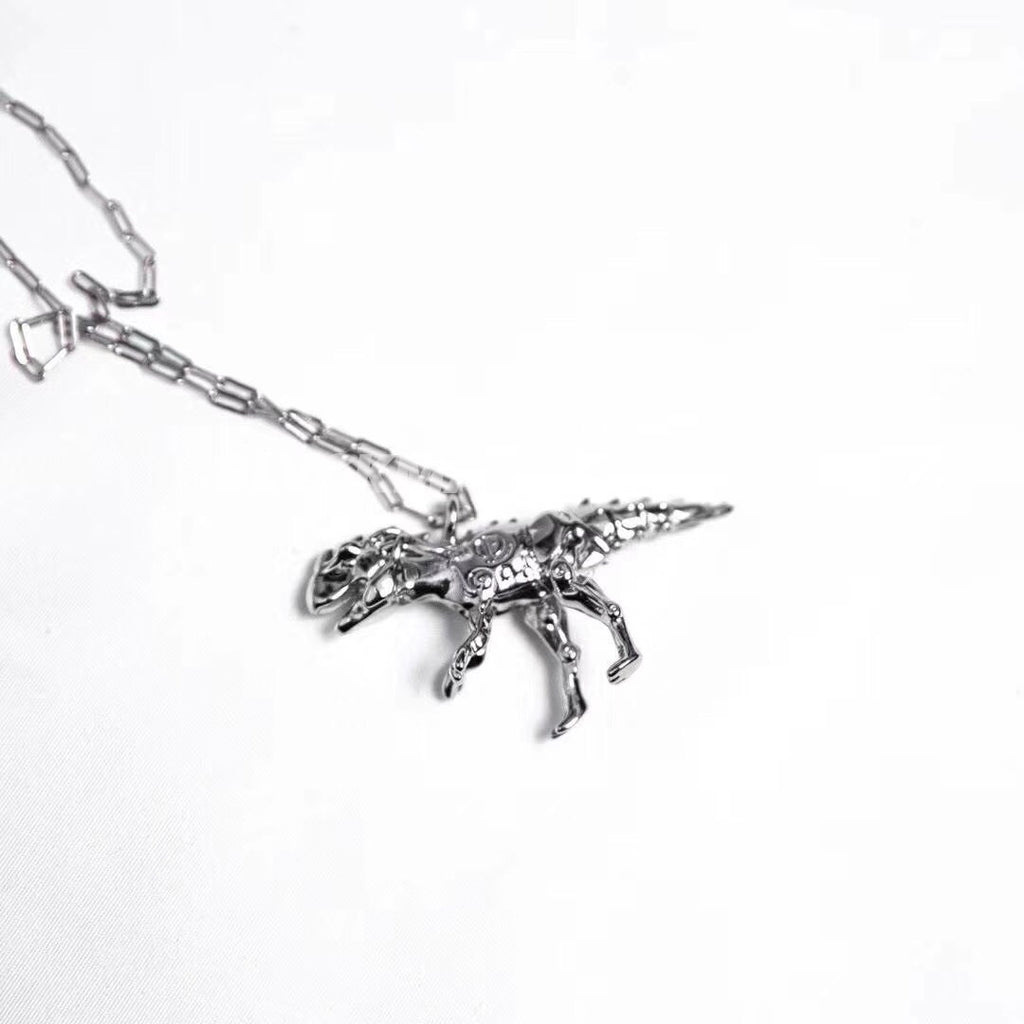 dior dinosaur necklace