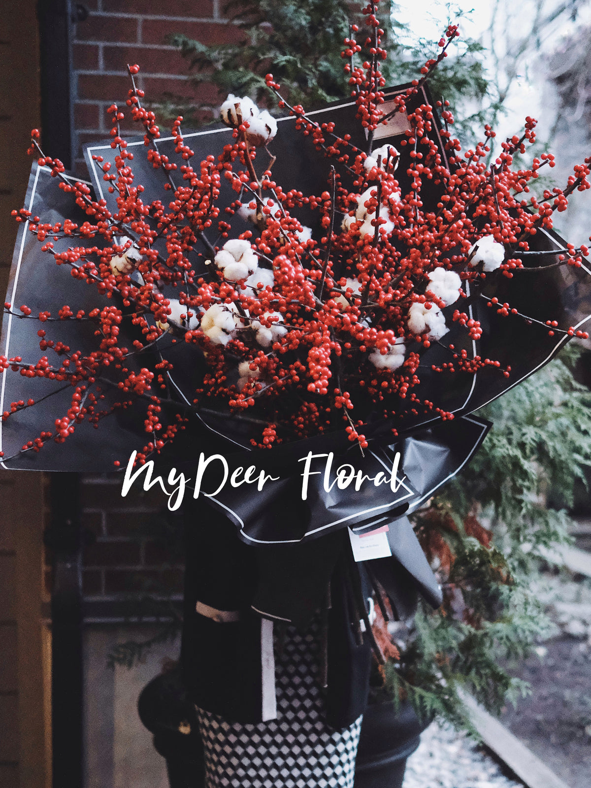 冬青木棉花束 The Winter Bouquet My Deer Floral Photography