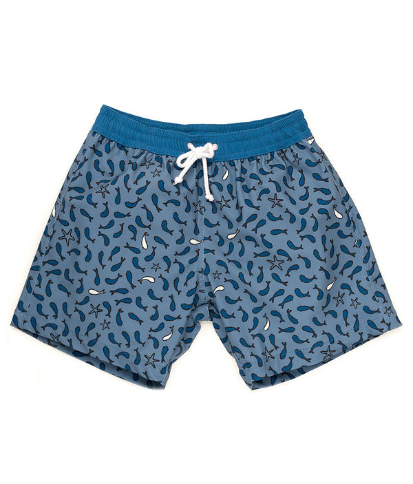 Tommaso Boys Swim Shorts - Cobalt Blue | Folpetto