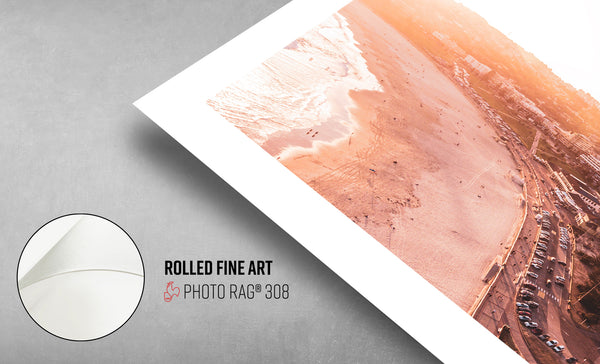 Rolled Fine Art: Hahnemühle PhotoRag® 308 gsm Paper