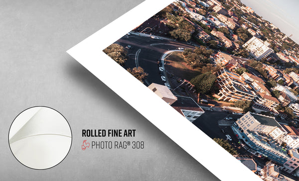 Rolled Fine Art: Hahnemühle PhotoRag® 308 gsm Paper