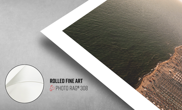 Rolled Fine Art: Hahnemühle PhotoRag® 308 gsm Paper