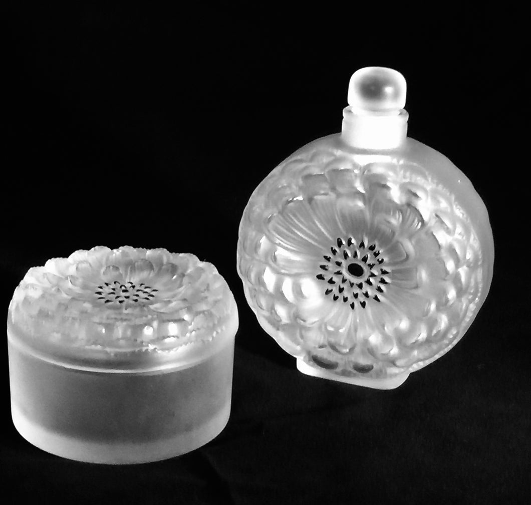 lalique dahlia perfume bottle