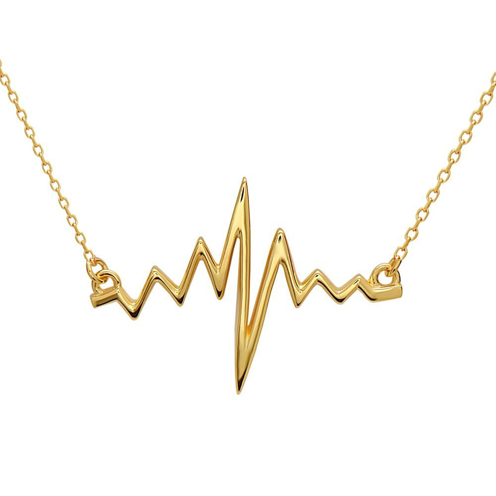 fluttering heartbeat necklace