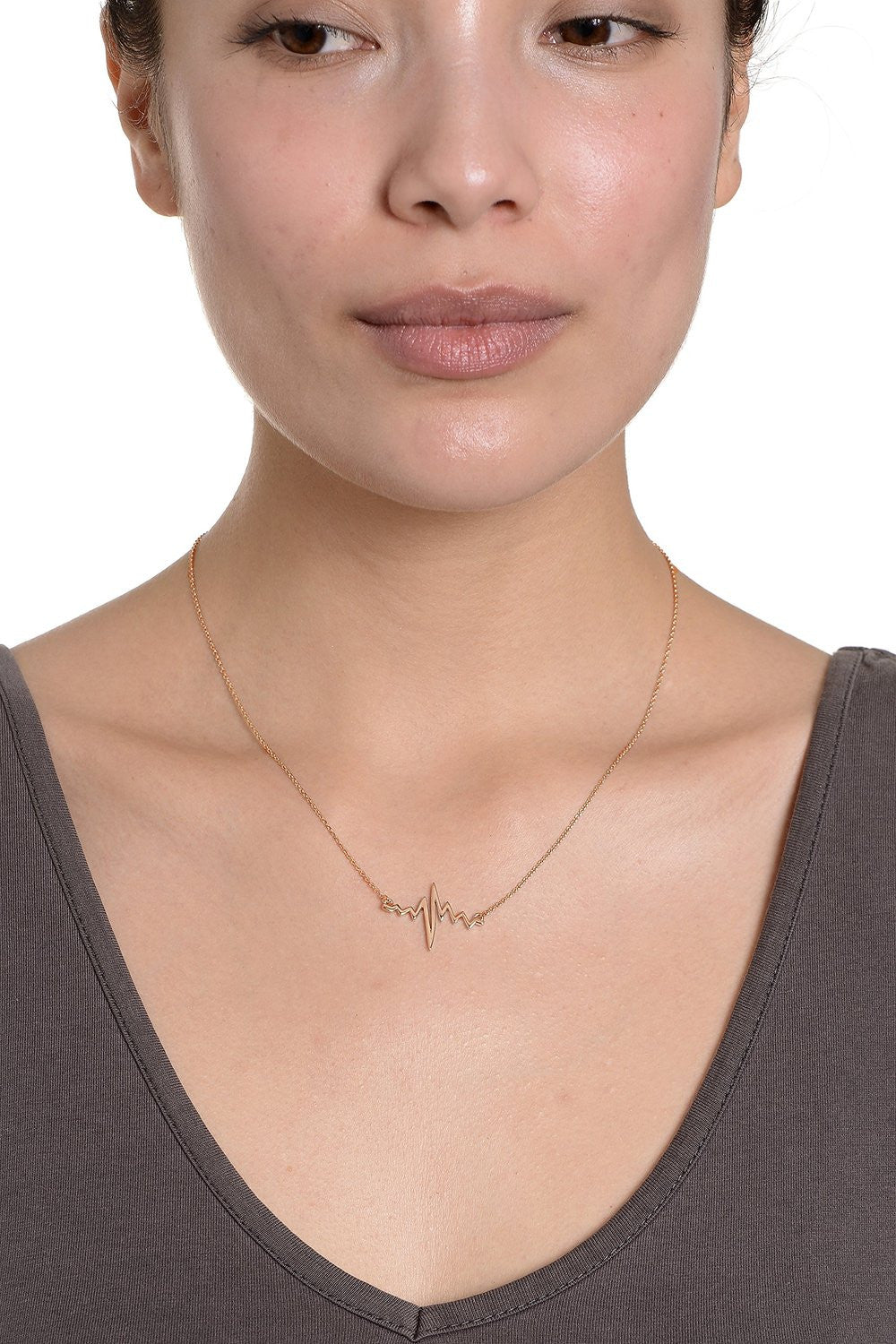 ekg heartbeat necklace