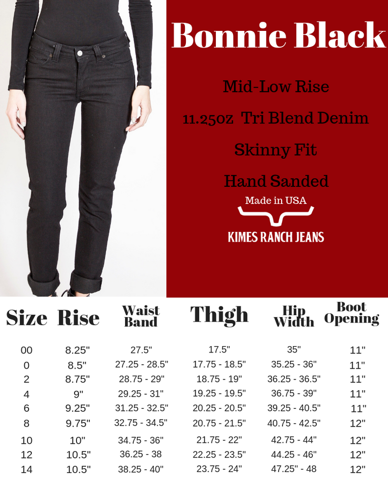 Size Chart – Kimes Ranch