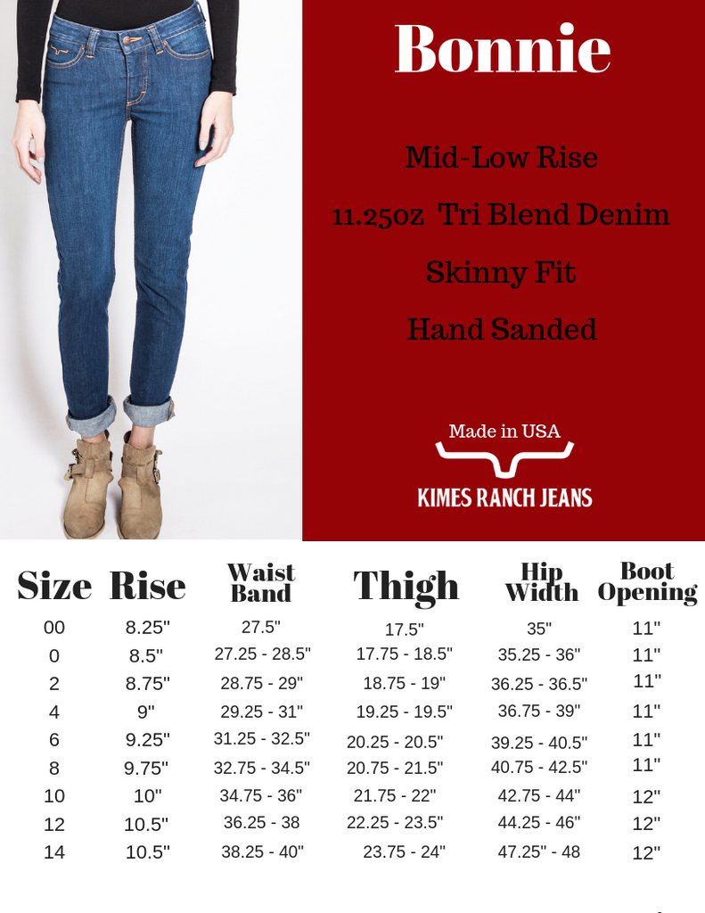 Size Chart – Kimes Ranch