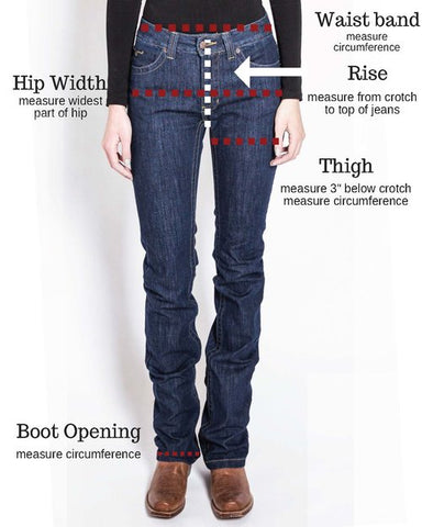 Jeans Size Chart for Men & Women