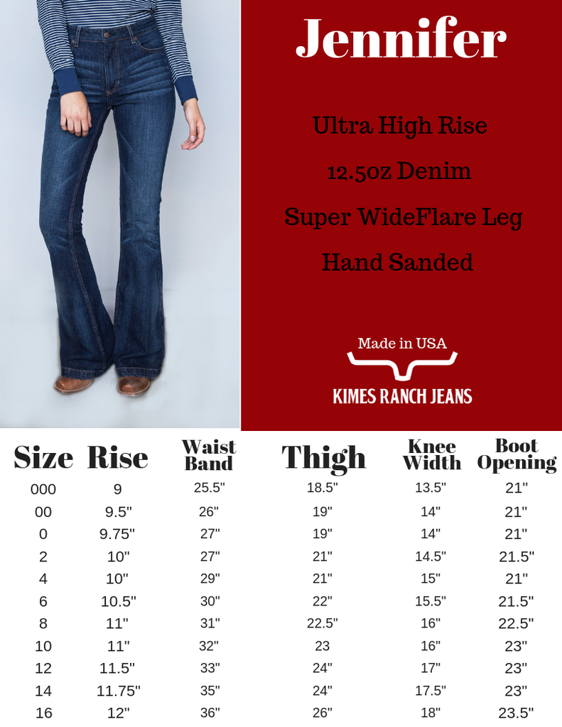 Size Chart – Kimes Ranch