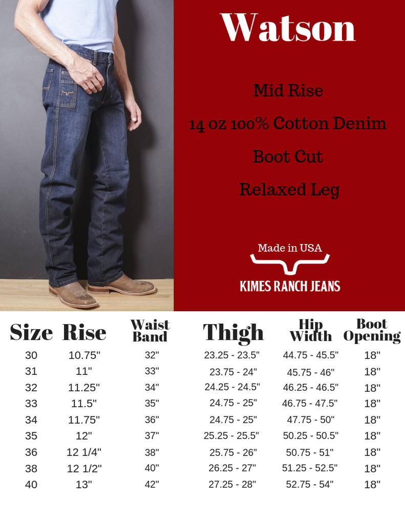 Size Chart – Kimes Ranch