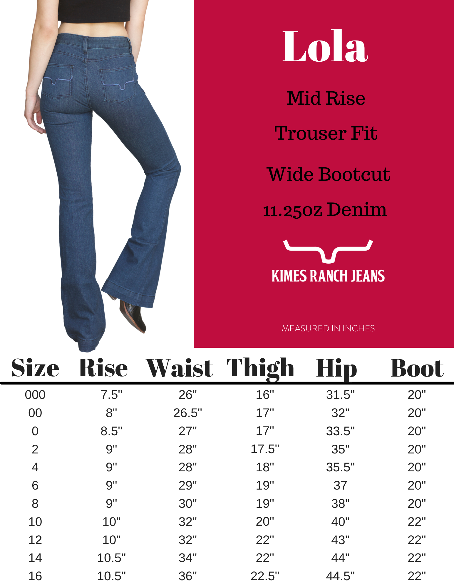 Kimes Ranch Jennifer Jeans Size 6 Length 32