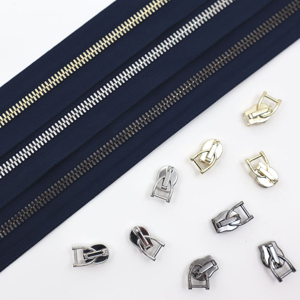 5 Metal Zipper Kit - Charcoal – Fabric Funhouse