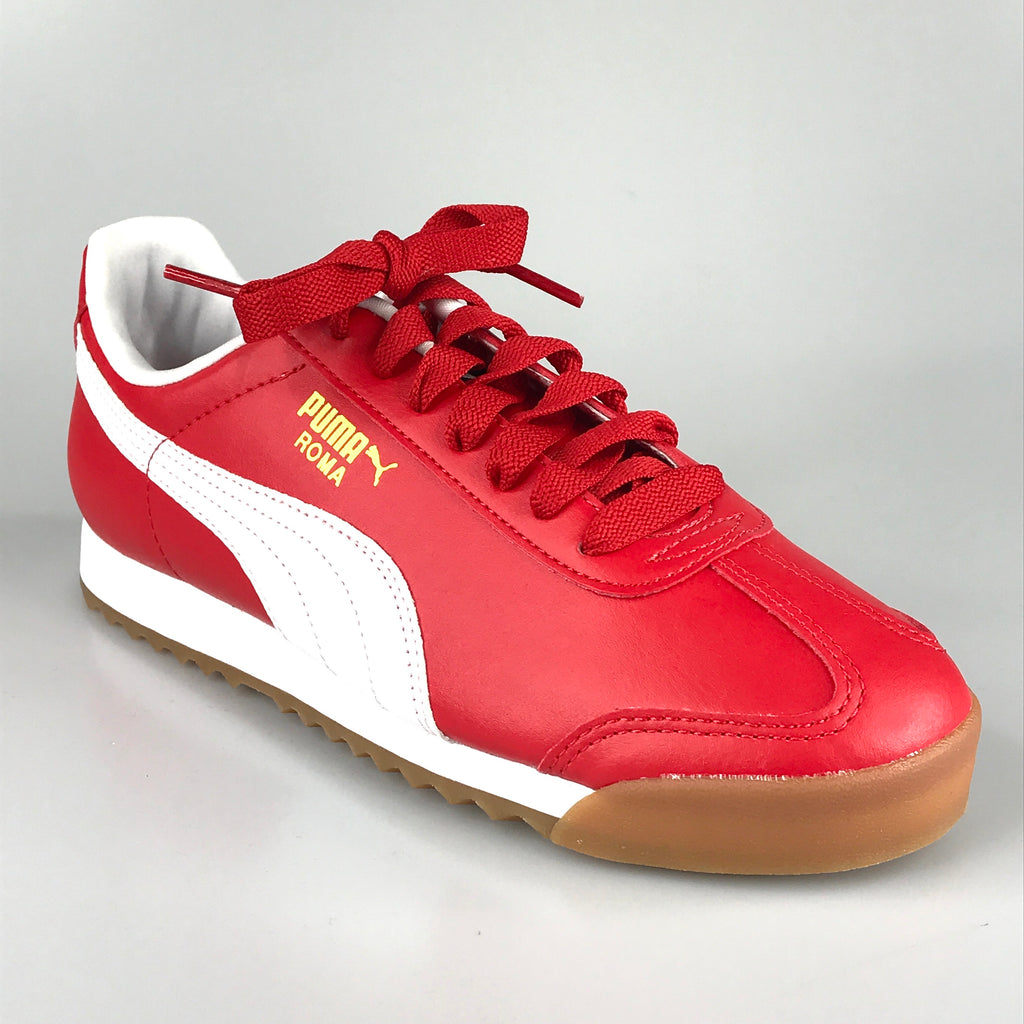 Puma Roma Basic in high risk red-white – R.O.K. Island Clothing