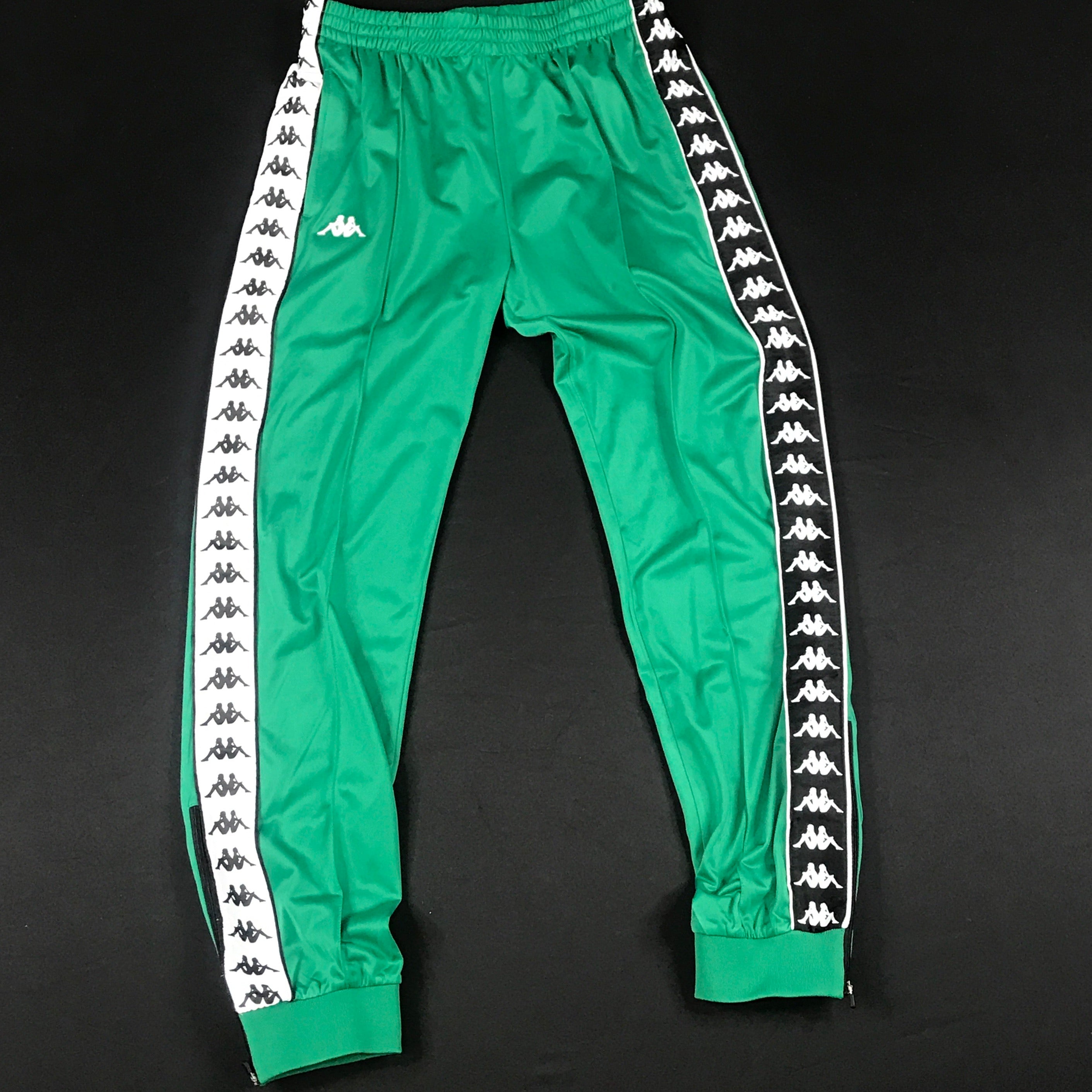 kelly green track pants