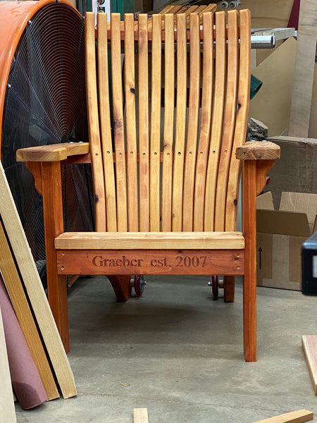 Adirondack Chair, New Comfort Design 3-D Plans – King's Fine