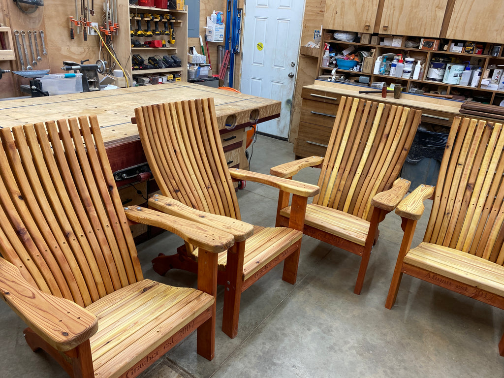 Adirondack Chair, New Comfort Design 3-D Plans - King's 