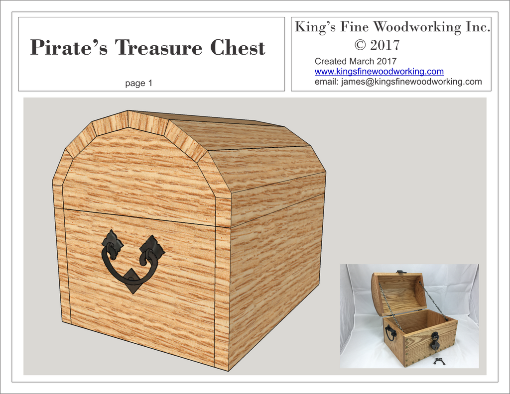 Treasure Chest Plans Wood - Image to u