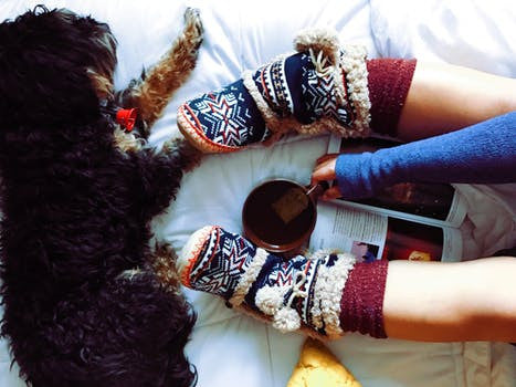 Bootie socks with pom poms - Hygge Life - MinxNY