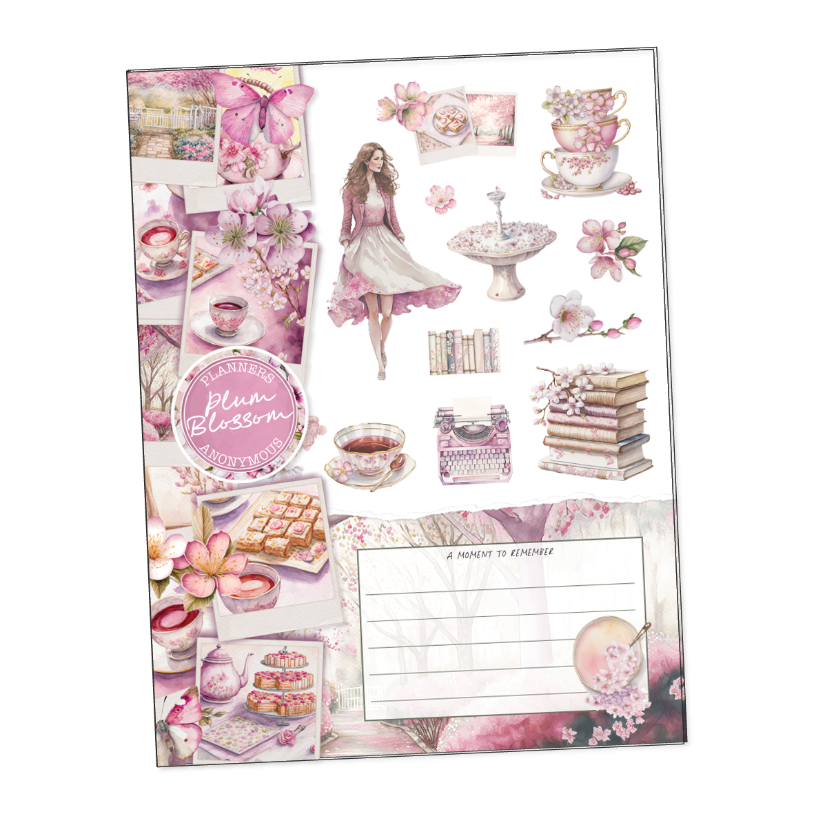 Pretty Posy 2 Planner Stationery Kit