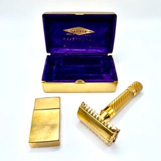 1936 Gillette Aristocrat Safety Razor in 24k Gold