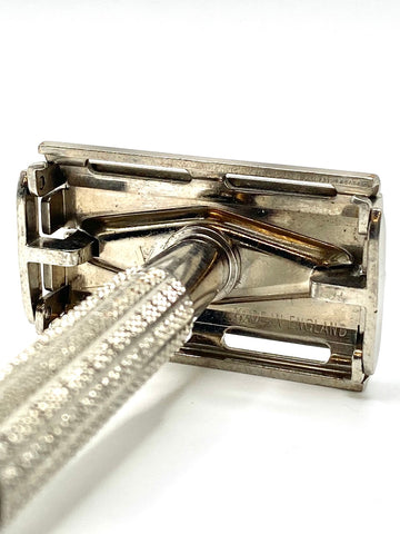 1954 British Gillette Flare Tip Rocket TTO Safety Razor