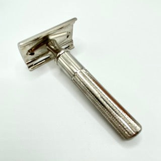 Gillette Pre-War 1938 - 45 Fat Handle TECH DE Safety Razor Set in Case