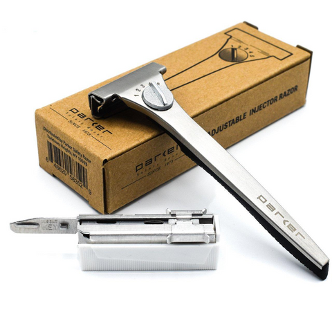 The Parker Adjustable Single Edge Injector is a relative newcomer to the safety razor space, having been released in November of 2020 after being worked on off and on for many years. Parker has since released a version 2 of the Adjustable Single Edge Injector; however, for this review I will be discussing the first version. I will also point out the updates made to version 2. But, before we get into the review, let’s take a brief look at the history of the company. 