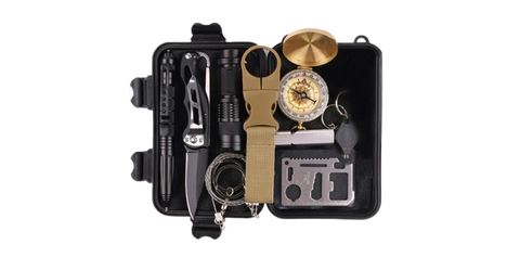 TACTICAL SURVIVAL MULTIPURPOSE TRAVEL KIT