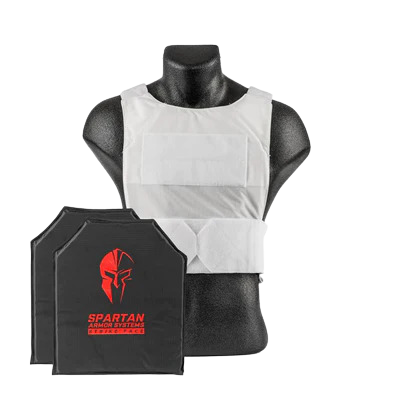 Spartan Armor DL Concealment Plate Carrier (front) with SA Flex Fused Core soft armor inserts