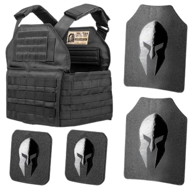 SPARTAN ARMOR SYSTEMS OMEGA™ AR500 BODY ARMOR AND SPARTAN SHOOTER'S CUT PLATE CARRIER ENTRY LEVEL PACKAGE
