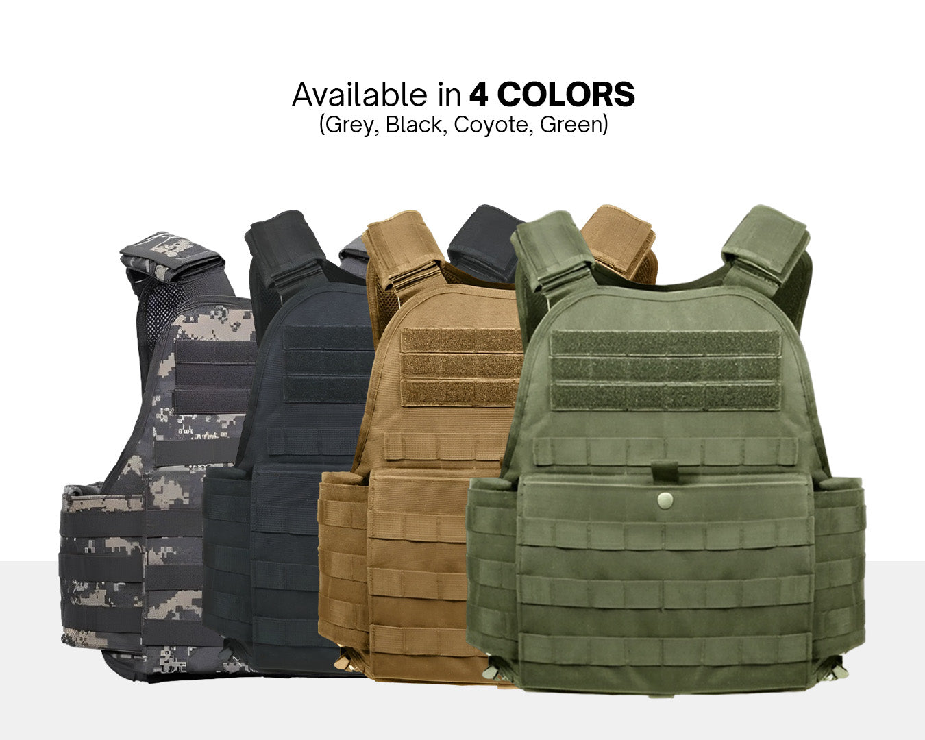 Legacy Safety Level IIIA Tactical Vest Available Colors