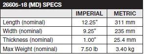 Hoplite Armor NIJ Certified Level IV, Triple Curve, Stand Alone Two SAPI Armor Plates specs