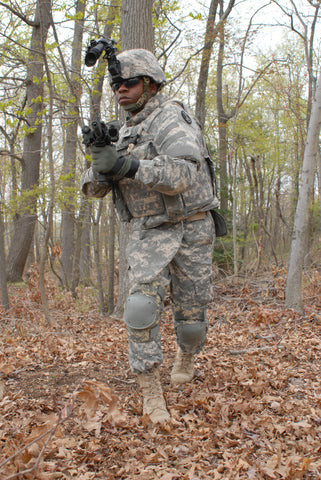 U.S. Army soldier wearing the IOTV 