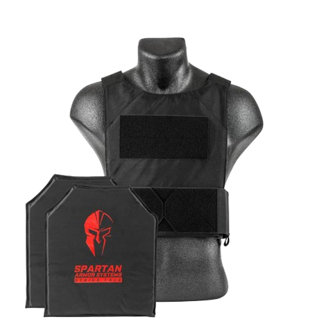 SPARTAN ARMOR LEVEL IIIA SOFT BODY ARMOR AND DL CONCEALED PLATE CARRIER