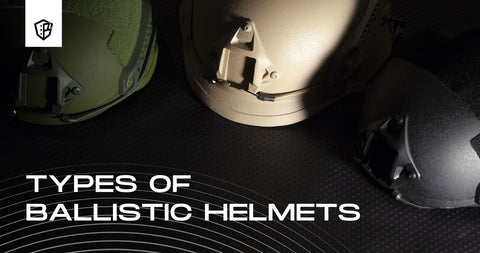 Different types of ballistic helmets