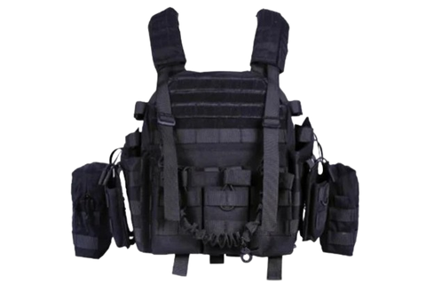 LEVEL-4 ARMOR PLATE CARRIER WITH AR15 MOLLE POUCHES