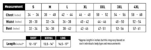 Safeguard Armor Ghost Bulletproof Vest Female Sizing Chart