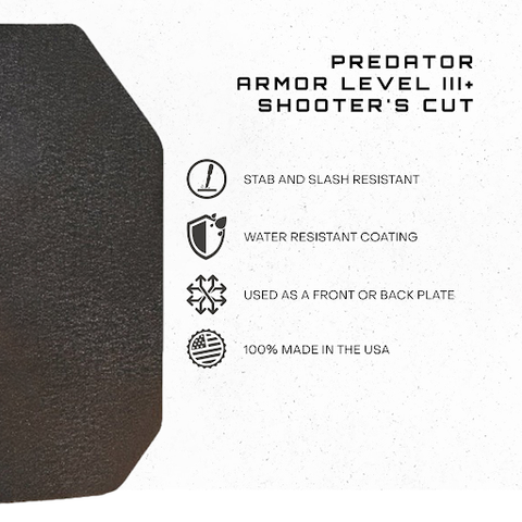 Predator Armor Level III+ Features