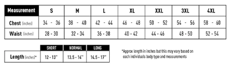 Safeguard Armor Ghost Bulletproof Vest Male Sizing Chart