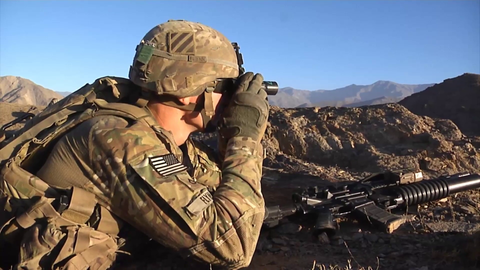 soldier binocular monocular sight attachment gear