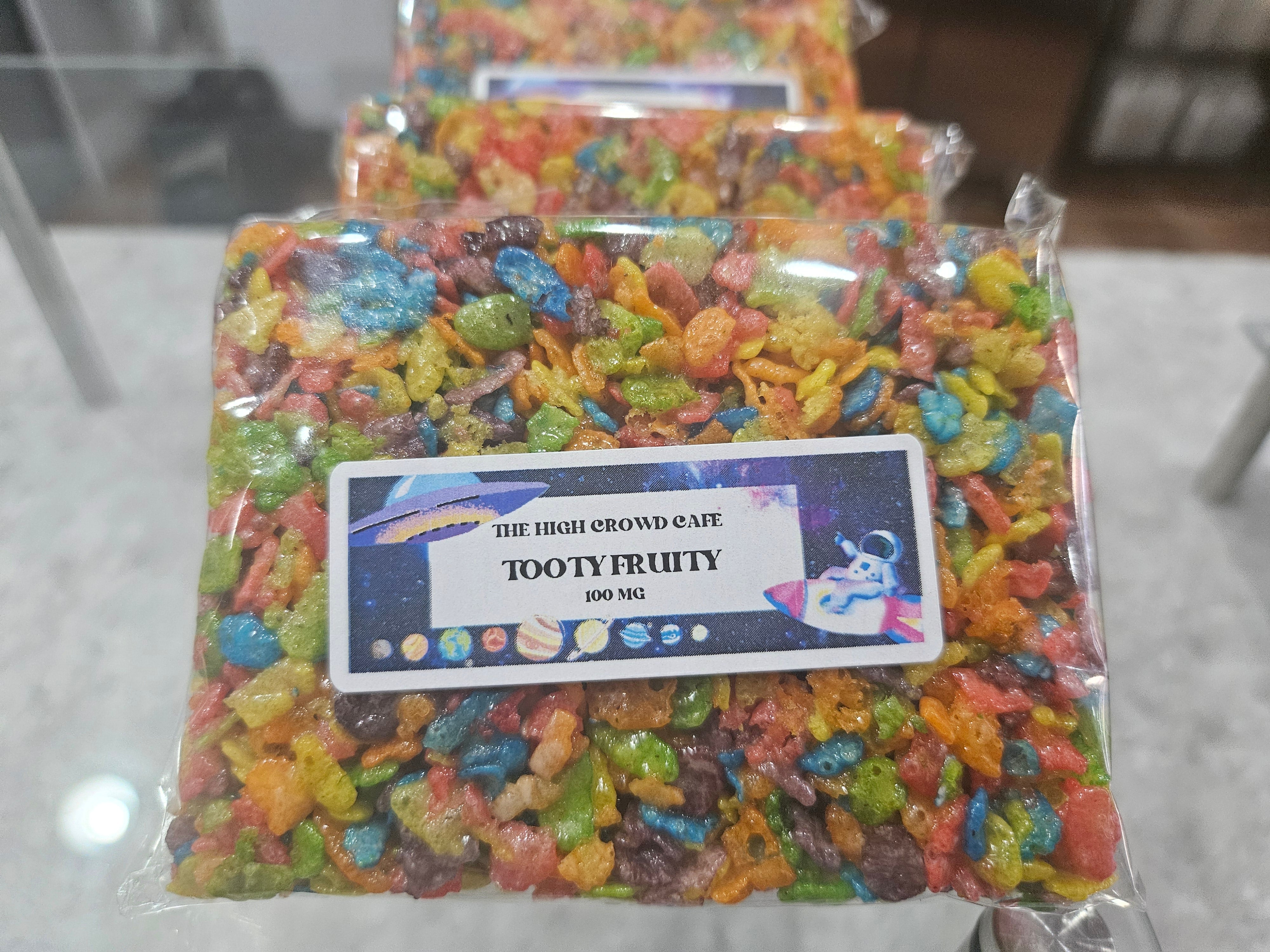 100mg Tooty Fruity Rice Krispy Treat