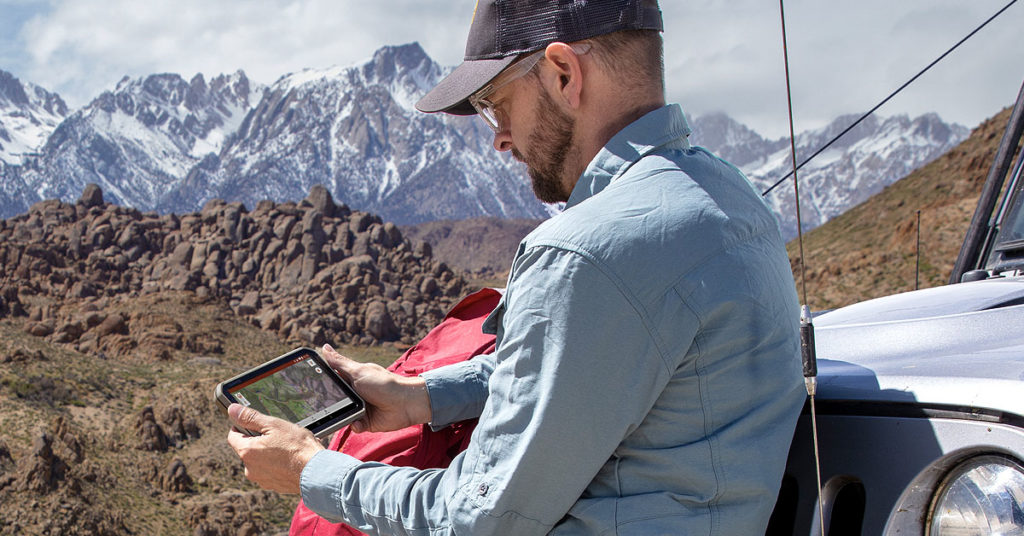 Garmin Overlander being used in the mountains garmin-overlander-gps-in-the-field.jpg__PID:cba9671f-22d8-4870-81b7-f7e3be12ad35
